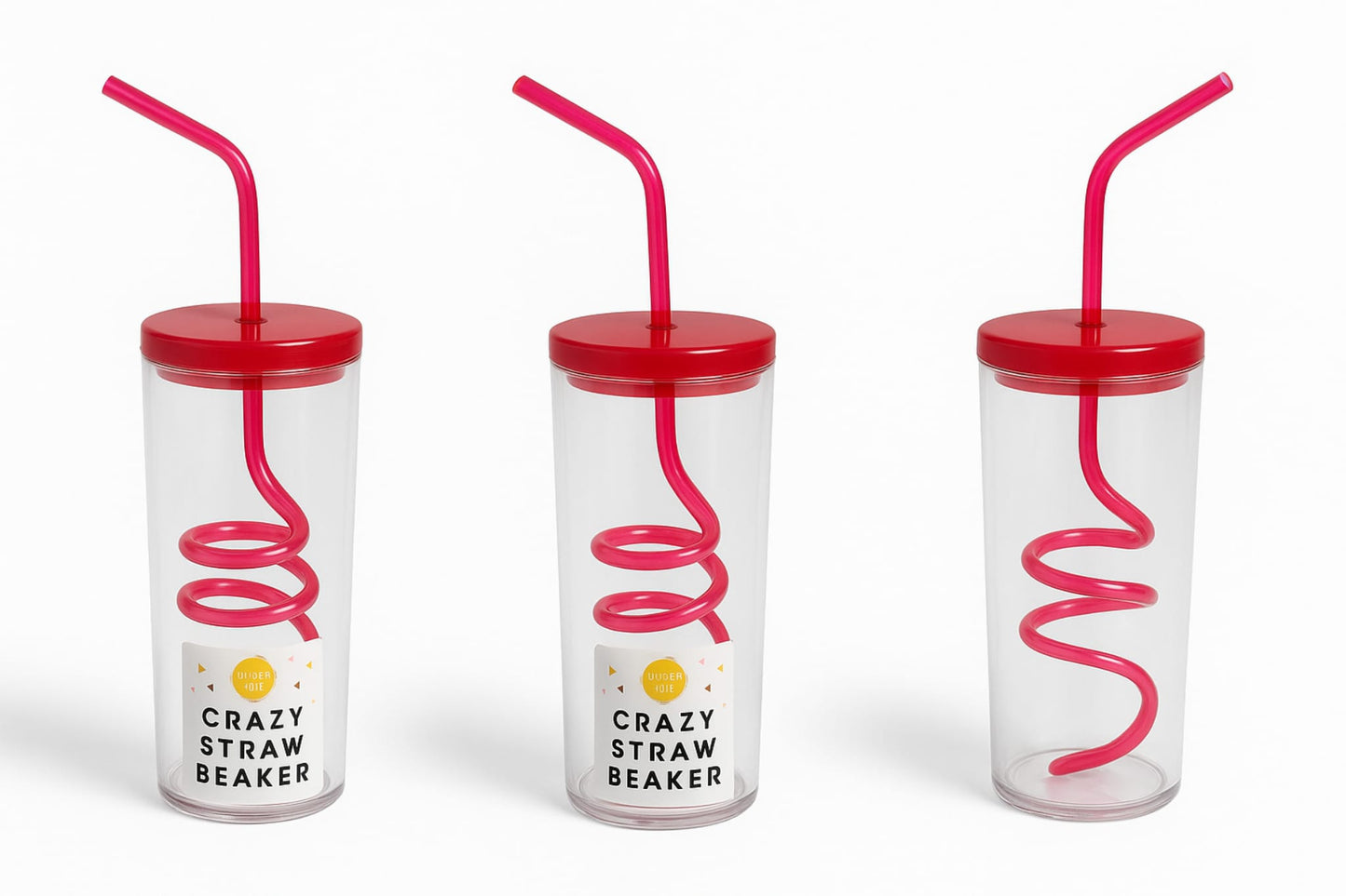 Crazy Straw Beaker – Sip with a Twist!
